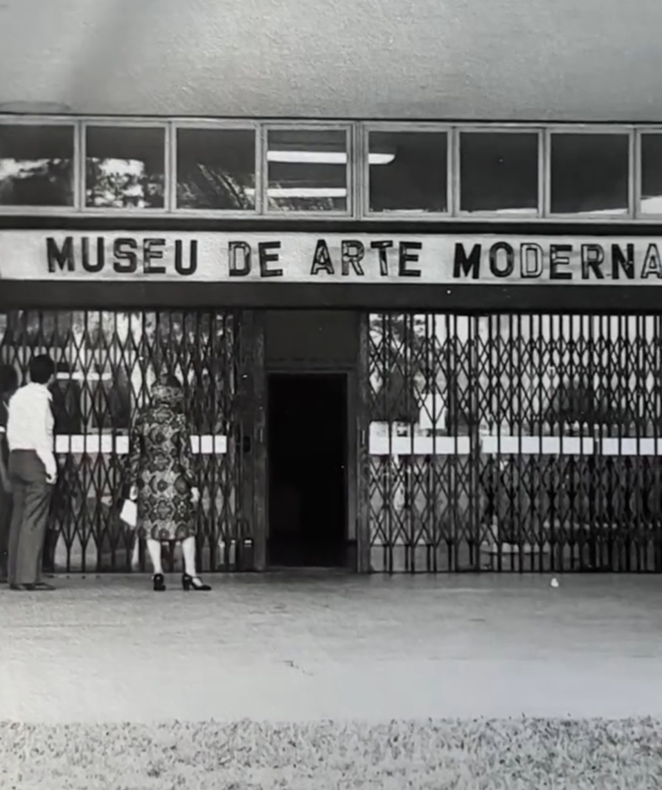 Fachada do Museu de Arte Moderna no Ibirapuera